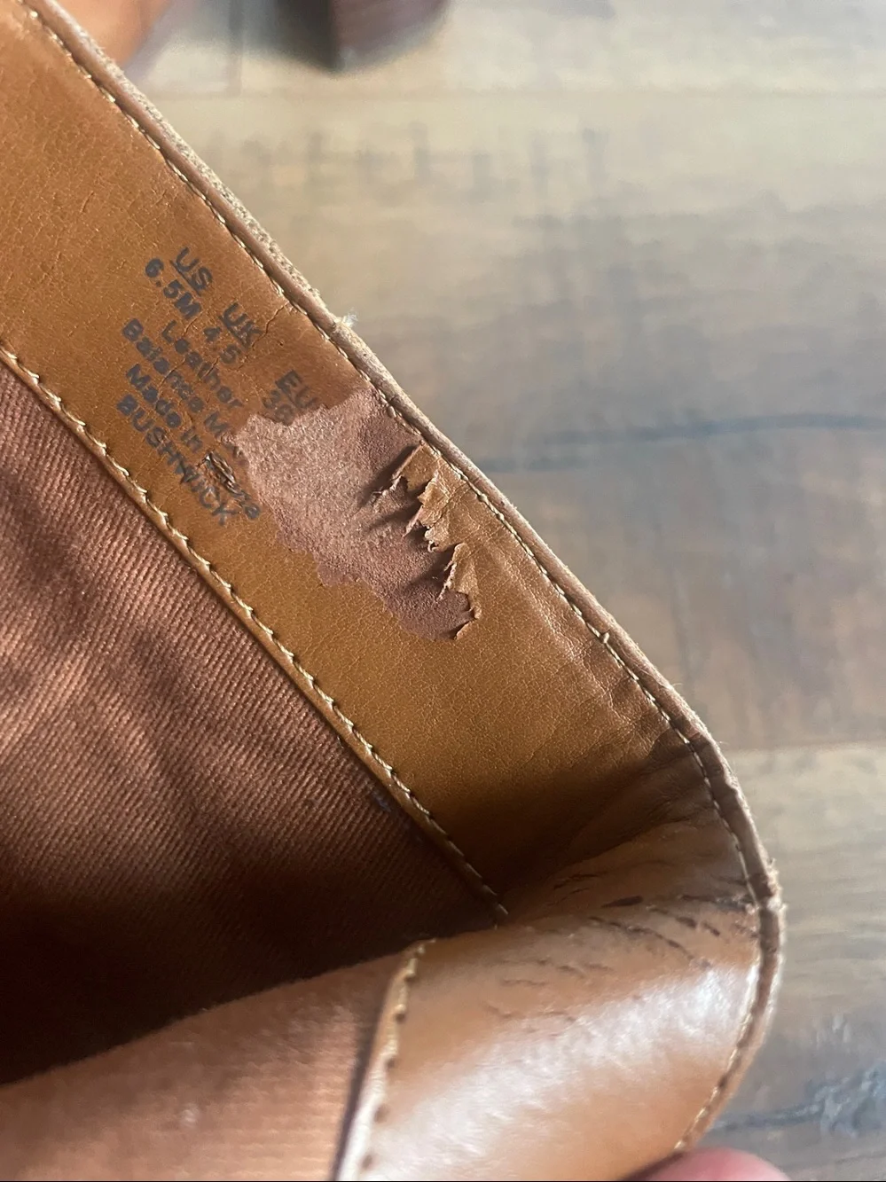Franco Sarto Tan Leather Western Bootie Size 6.5
